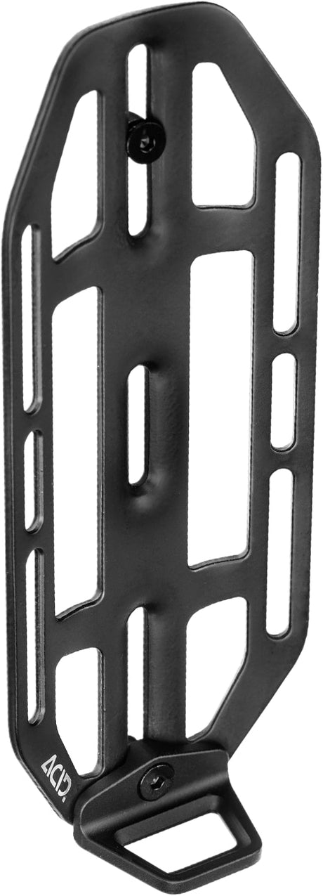 XLC Lowrider Gepäckträger LR-F02 – Porte-Bagages Avant Aluminium Noir Mat – Charge Max 10 Kg – Vélo Ville & Touring