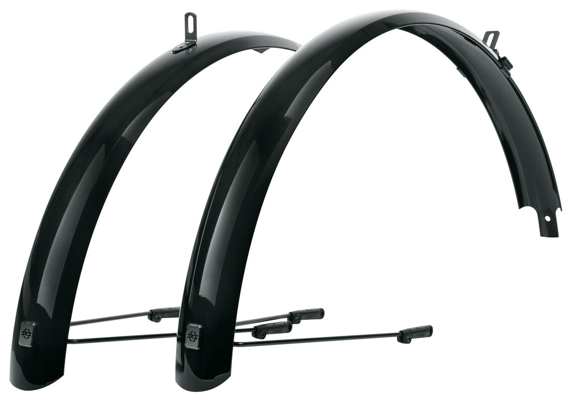 sks bluemels rennrad SKS Bluemels Basic Schutzblechset 24" 60mm schwarz