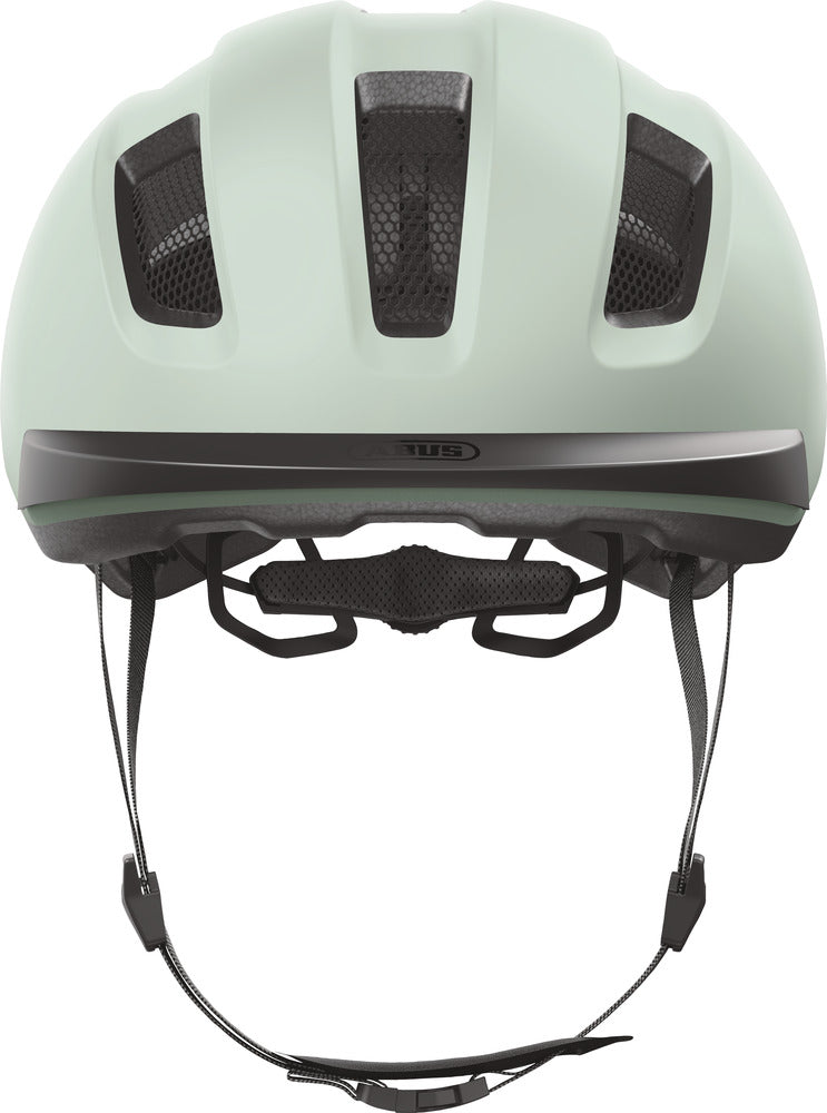 fahrradhelm grau grün Abus Purl-Y Urban Fahrradhelm | mint green