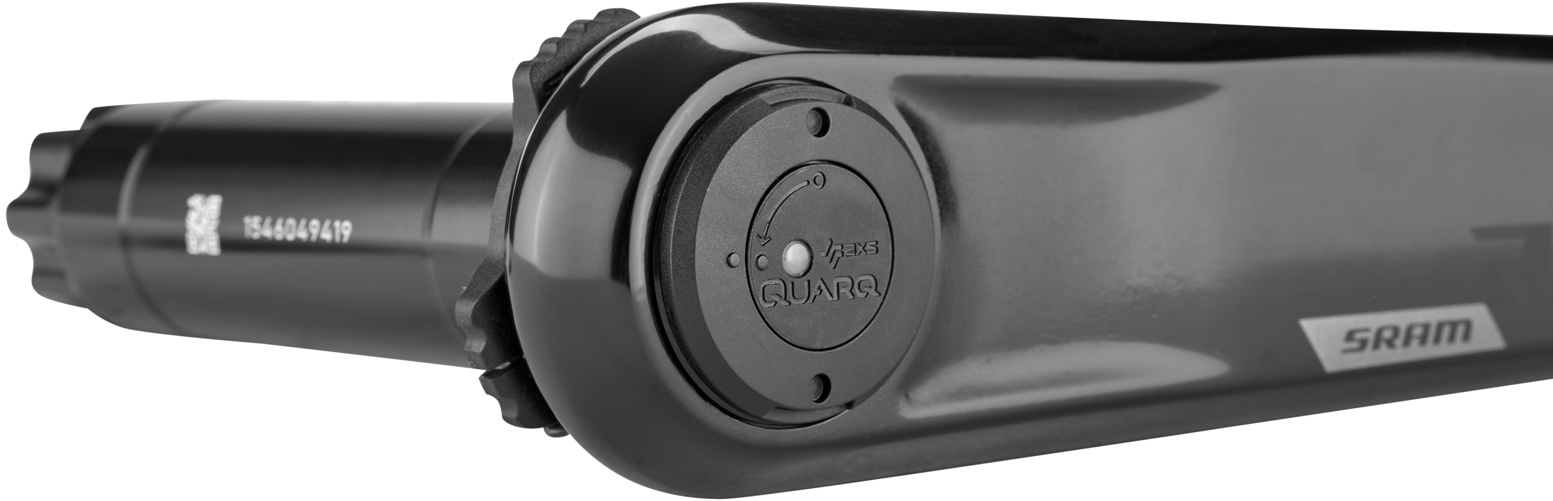 SRAM Rival AXS D1 DUB Wide Powermeter Kurbelarm Links schwarz
