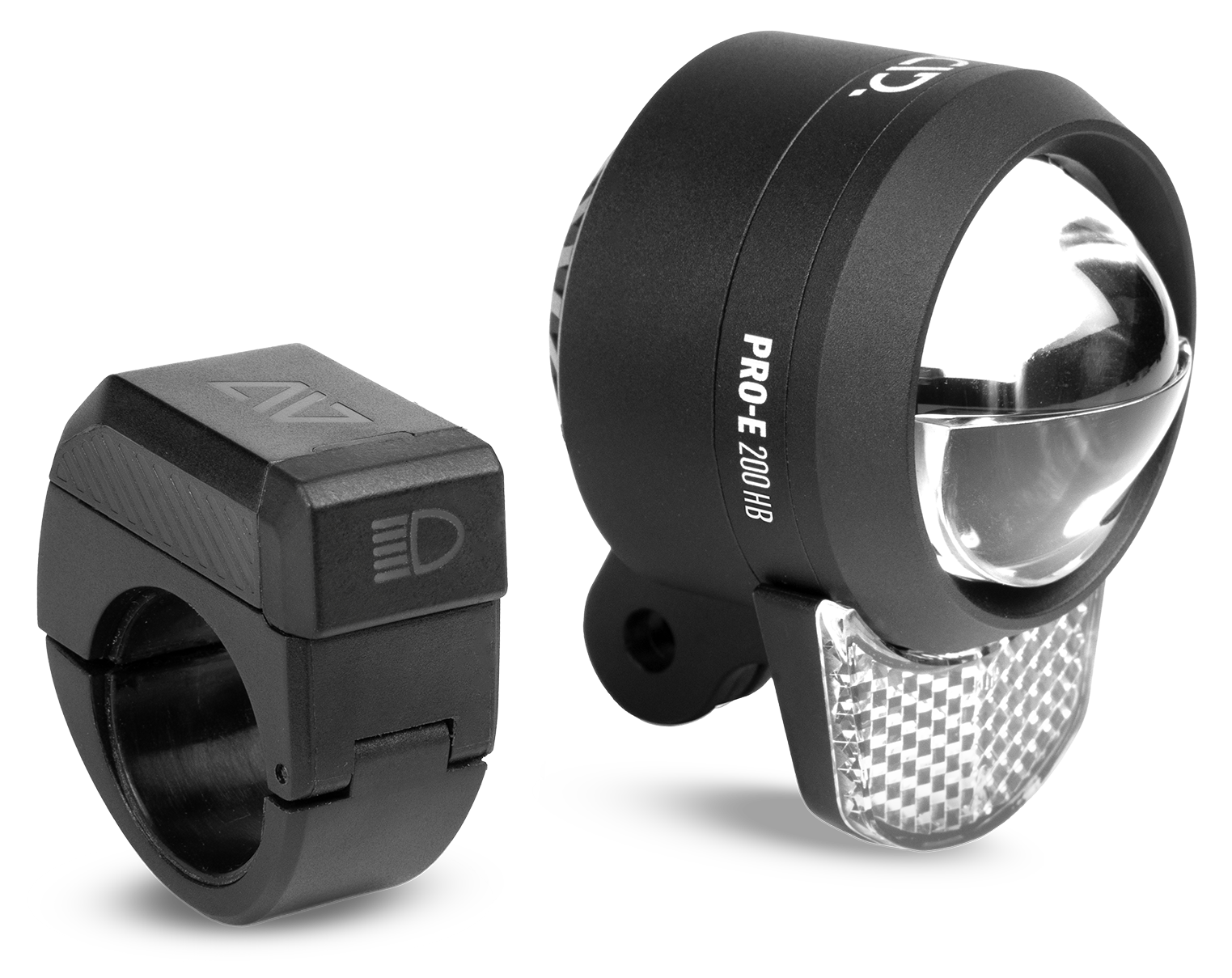 ACID E-Bike Frontlicht PRO-E 200 High Beam X-Connect black