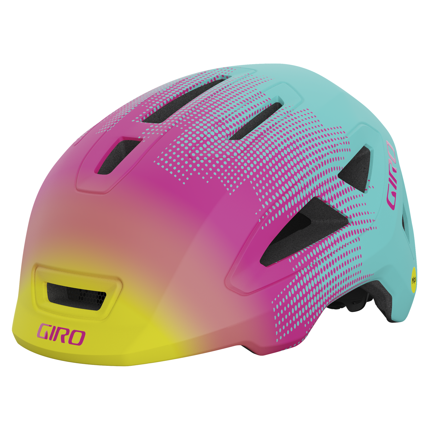 fahrradhelm türkis mädchen Giro Scamp II Kinder Fahrradhelm | matte teal/pink towers