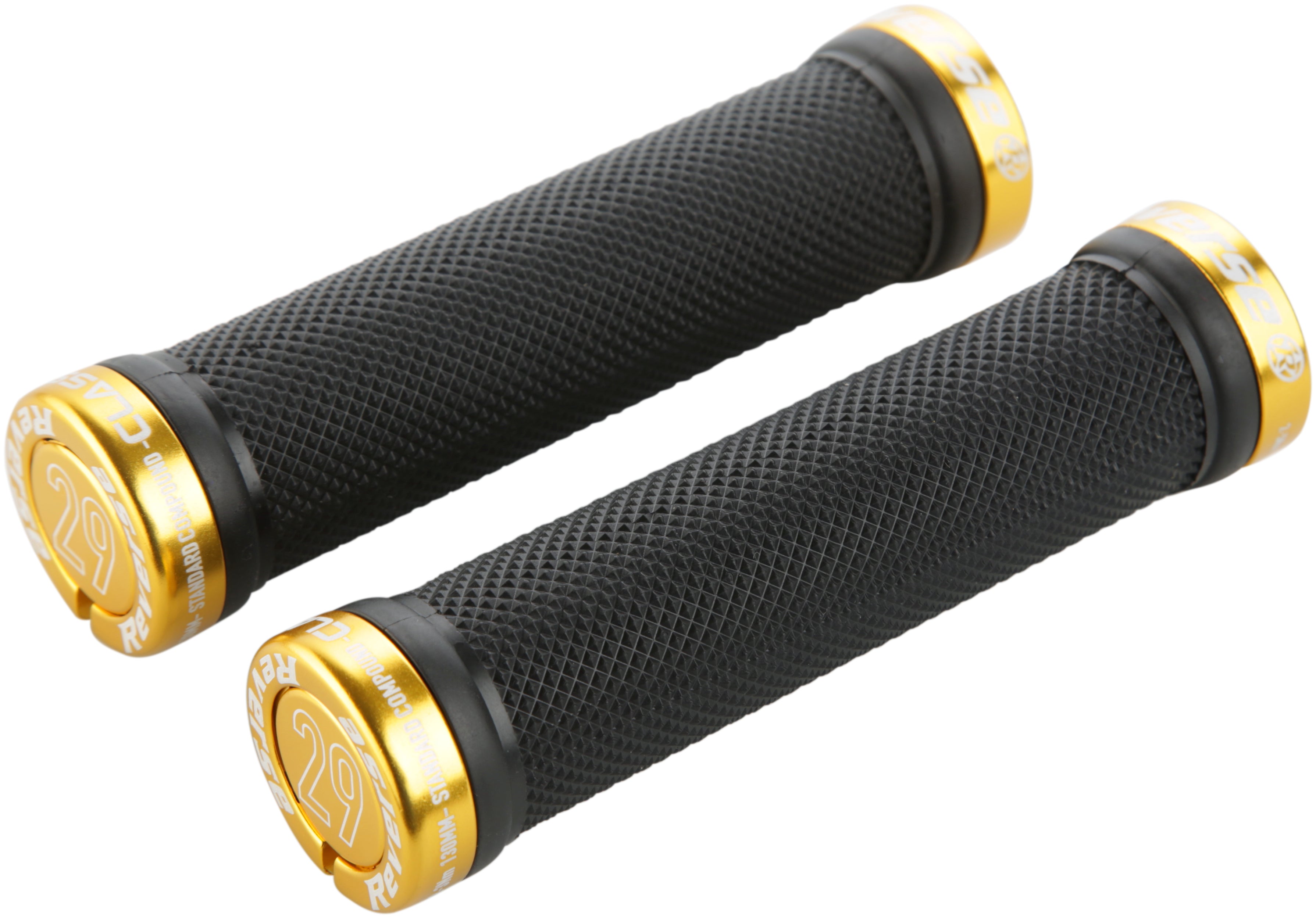 fahrradgriffe geschraubt Reverse Lock-On Griffe schwarz/gold