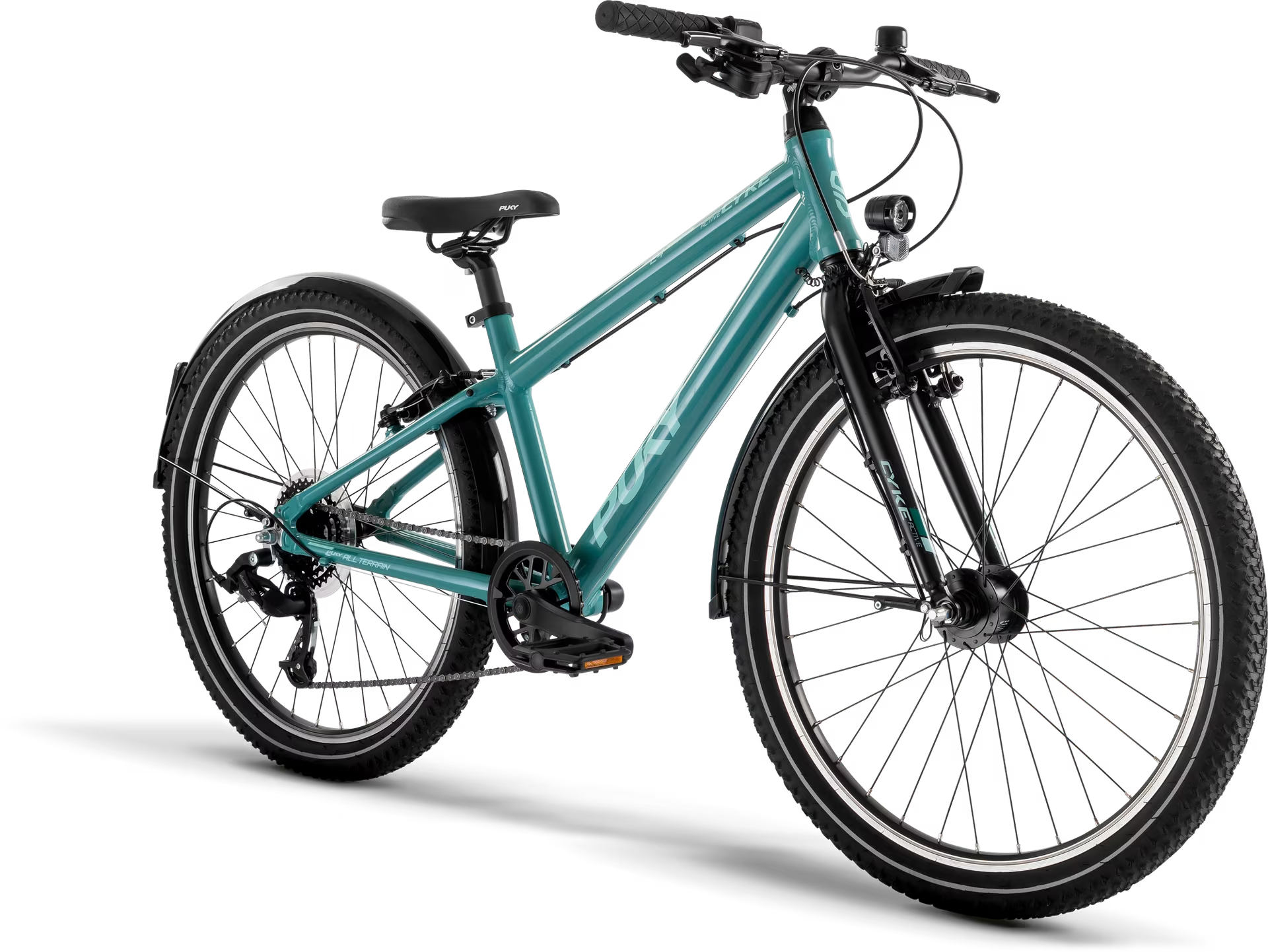 fahrrad türkis 24 zoll Puky CYKE 24-8 ACTIVE (2026) | 24 Zoll Kinderfahrrad | turquoise/black