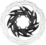 SRAM Centerline XR Rotor Bremsscheibe Zweiteilig Abgerundetes Profil 6-Loch schwarz/silber