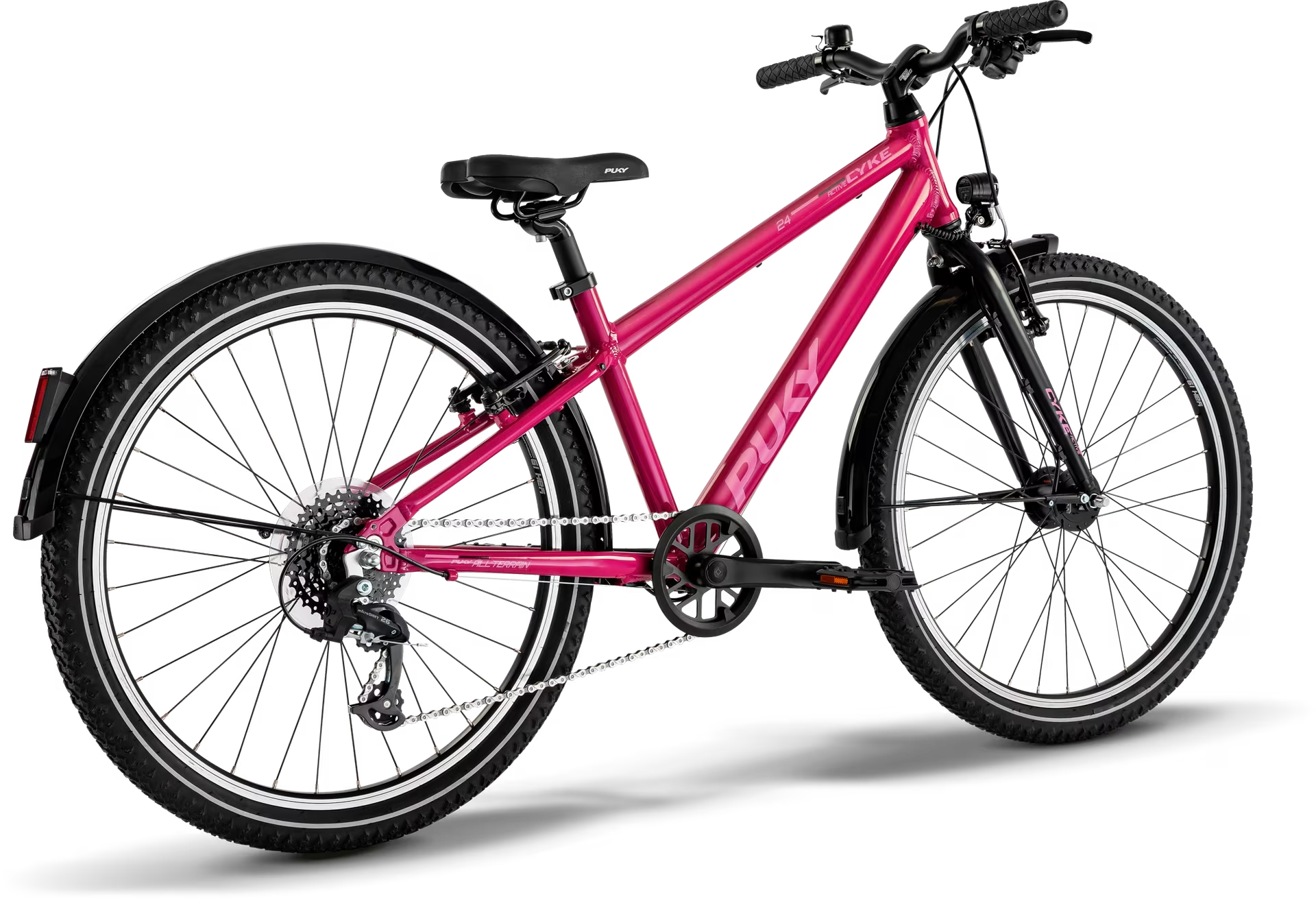 Puky CYKE 24-8 ACTIVE (2026) | 24 Zoll Kinderfahrrad | berry/black