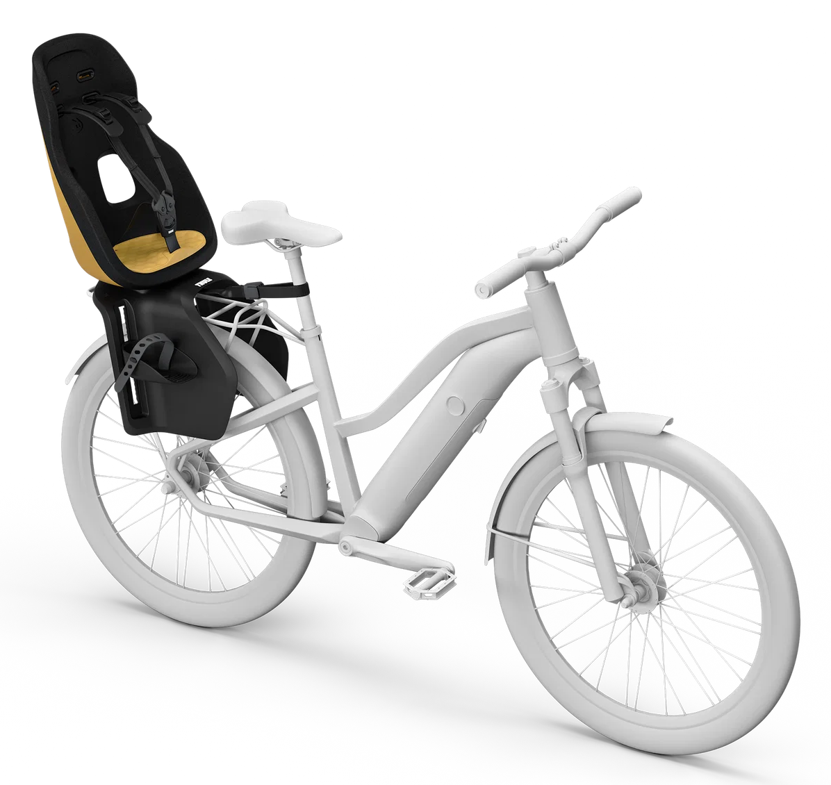 Thule Yepp Nexxt 2 Maxi Kindersitz Gepäckträger-Montage Burnished Yell