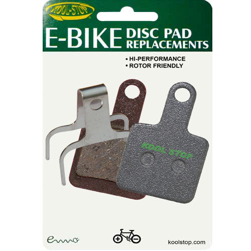 Kool Stop Disc E-Bike Bremsbeläge Tektro Volans/Auriga/Suntour grau