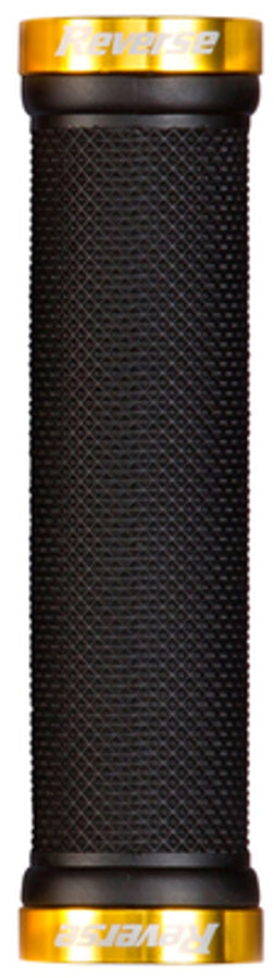 reverse fahrradgriffe Reverse Lock-On Griffe schwarz/gold