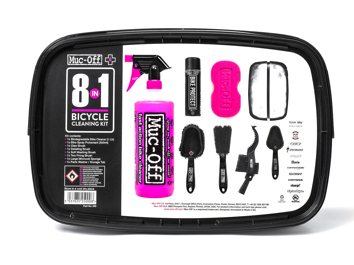 schoonmaakset mountainbike Muc-Off 8-In-One Fahrrad Reinigungsset