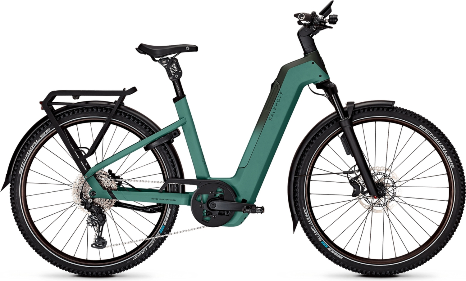 Kalkhoff ENTICE 5+ EXCITE ABS Wave 800 mineralgreen / huntsmengreen matt (2026) | SUV Bike
