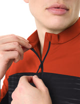 VAUDE Men's Qimsa Pro HZ Shirt glowing red