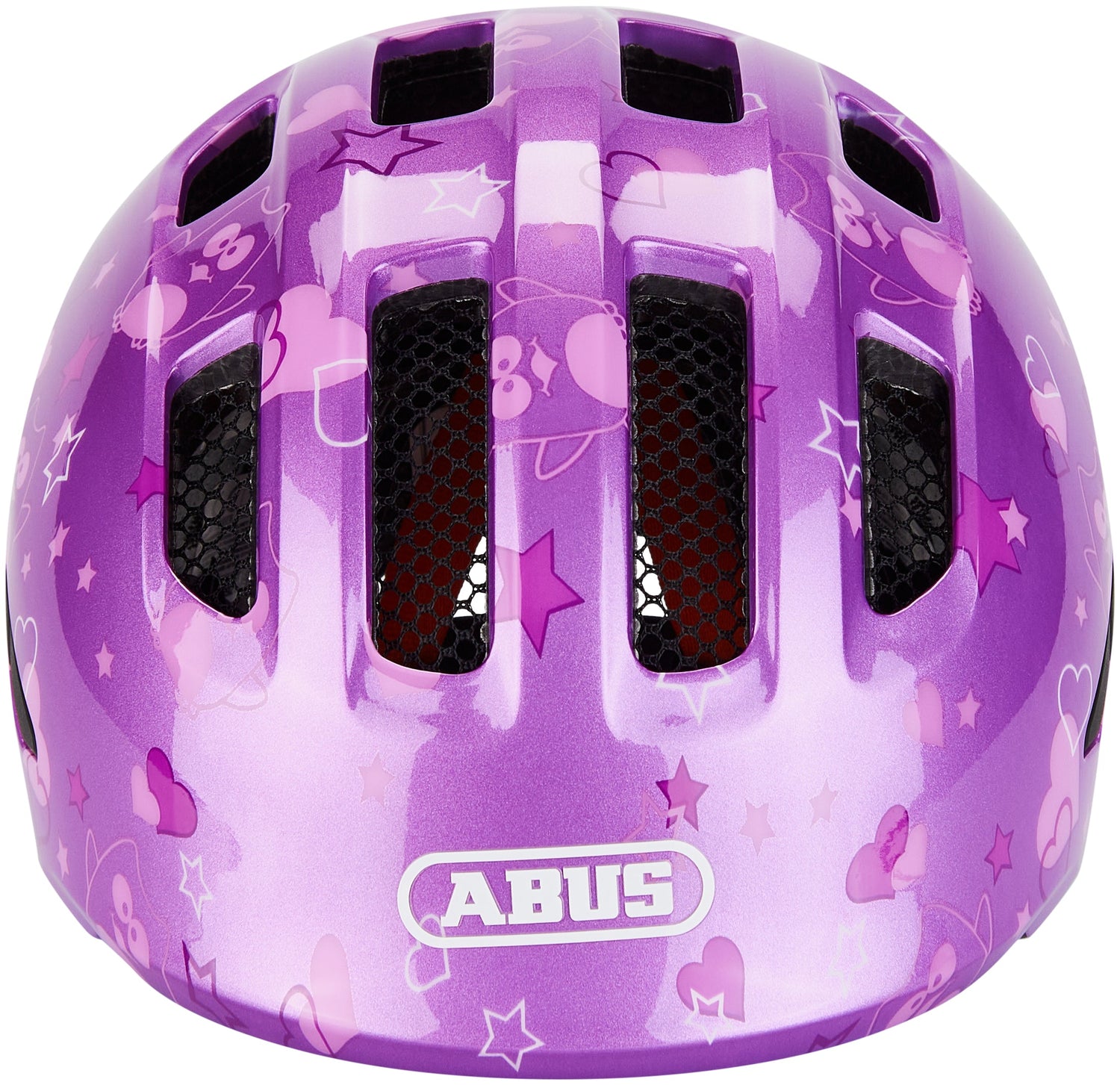 fahrradhelm mit sternen Abus Smiley 3.0 Kinder Fahrradhelm | purple star