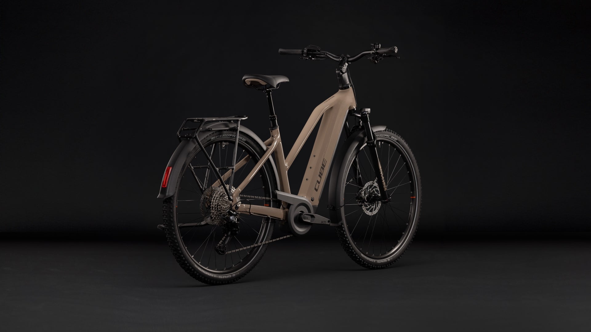 Cube Nuride Hybrid Pro 800 Trapez cappuccino´n´black (2027)