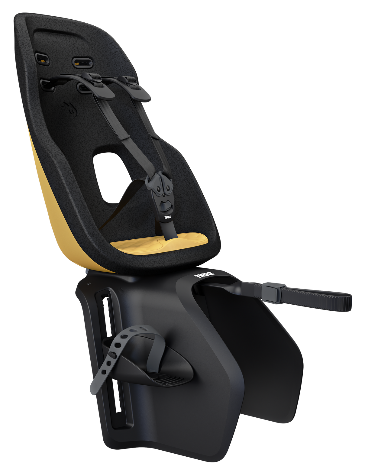 Thule Yepp Nexxt 2 Maxi Kindersitz Gepäckträger-Montage Burnished Yellow