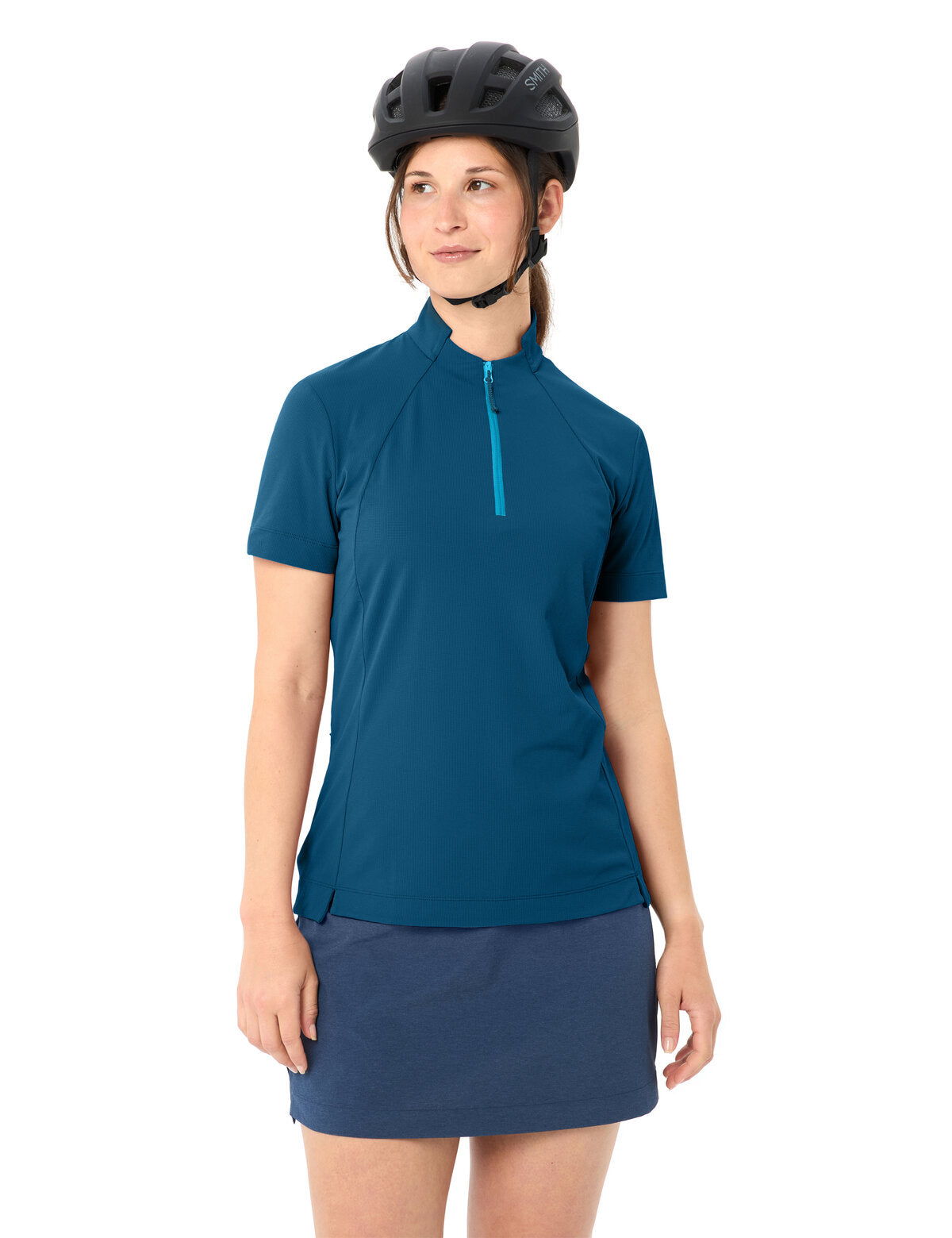 VAUDE Women's Adlux HZ Shirt shore blue