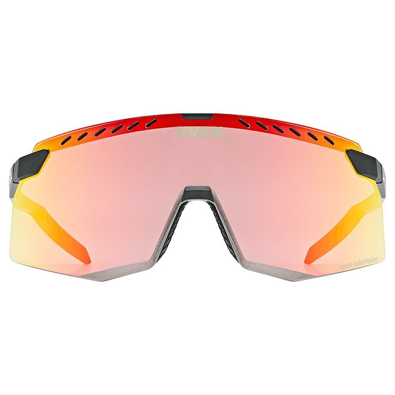 uvex Pace Stage black matt/racy red