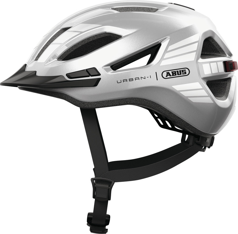 Abus URBAN-I 4.0 Urban signal silver Fahrradhelm