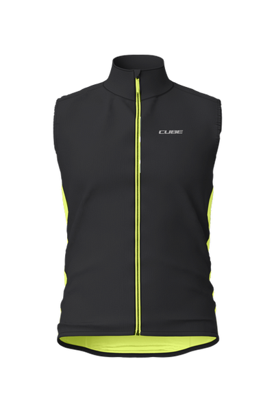 cmp fahrradweste Cube Windweste CMPT | Herren Fahrradweste | black´n´yellow