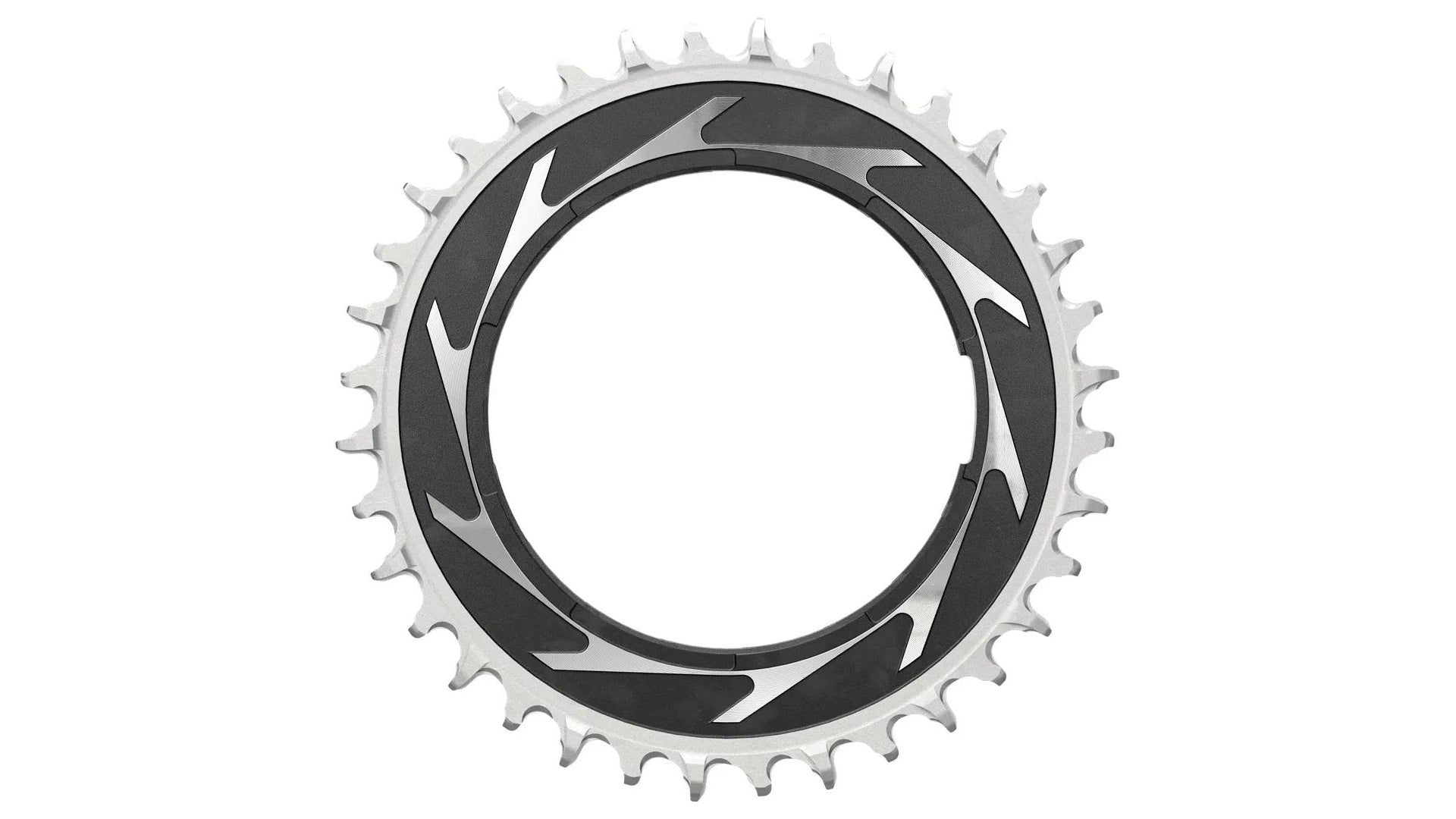 SRAM Eagle T-Type Powermeter Kettenblatt 36Z 12-fach 0mm Offset schwarz/silber