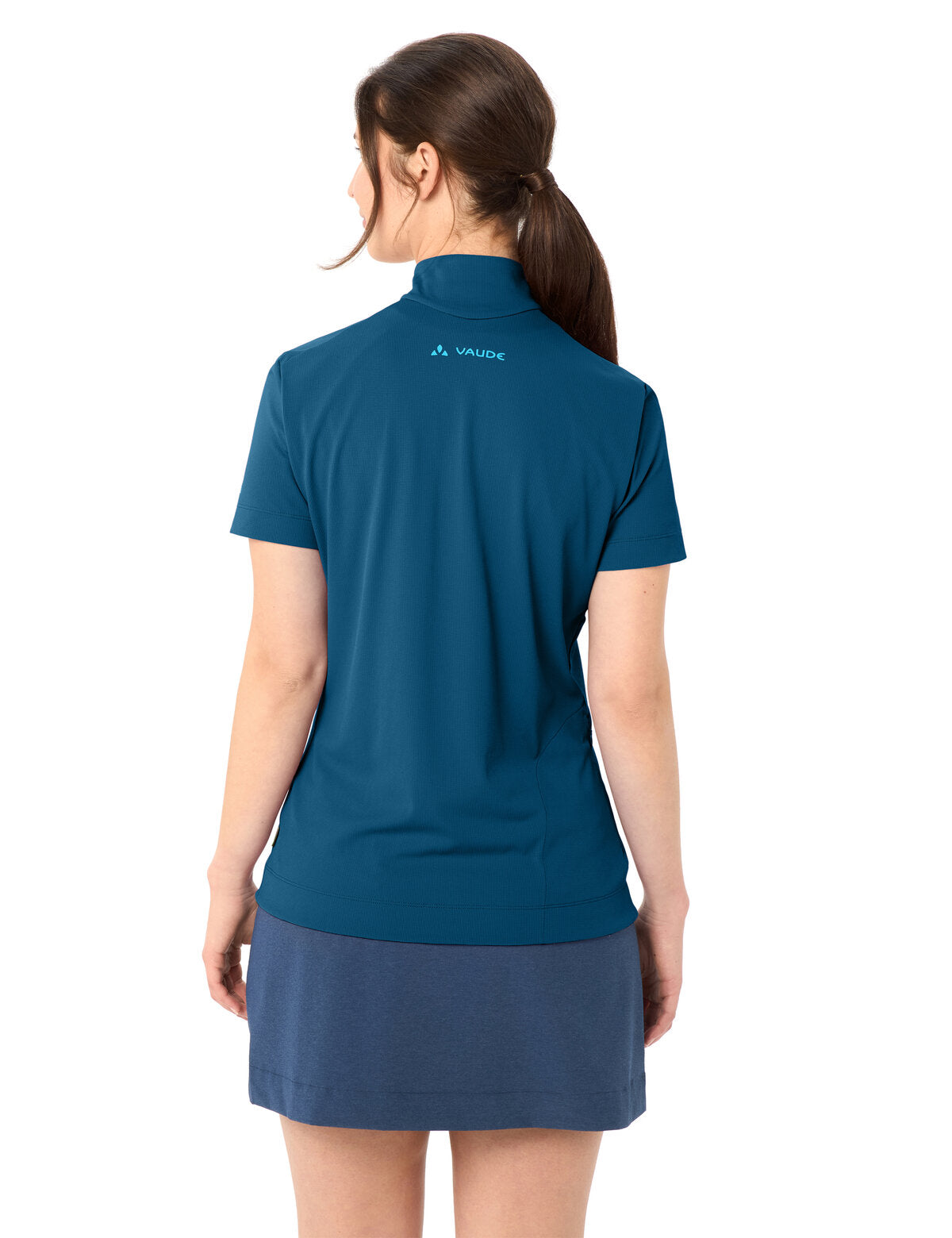 VAUDE Women's Adlux HZ Shirt shore blue