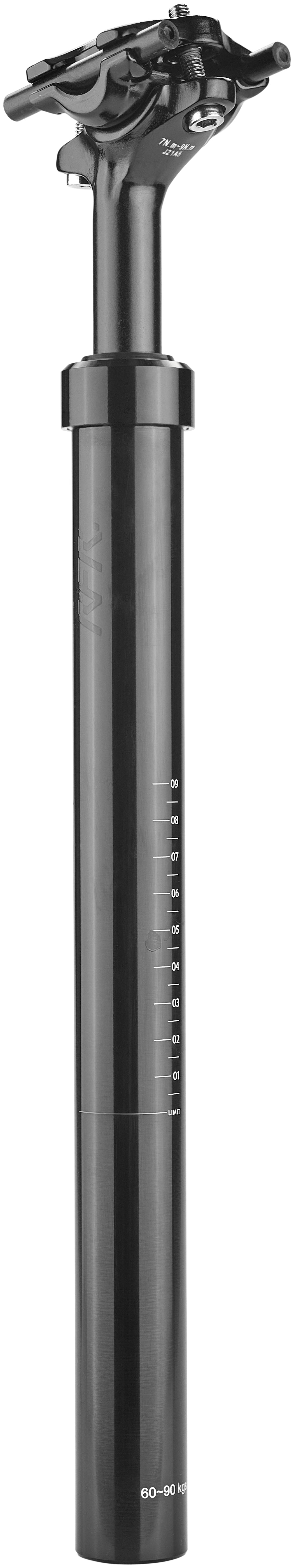 sattelstütze 120 kg RFR Gefederte Sattelstütze (80 - 120 kg) Ø 31,6mm black