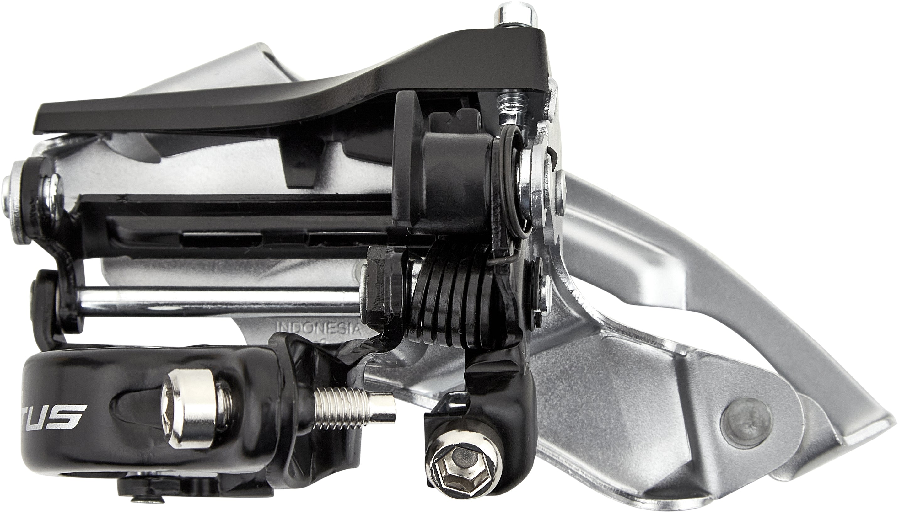 Shimano Altus FD-M370 Umwerfer 3x9-fach Schelle Dual-Pull schwarz/silber