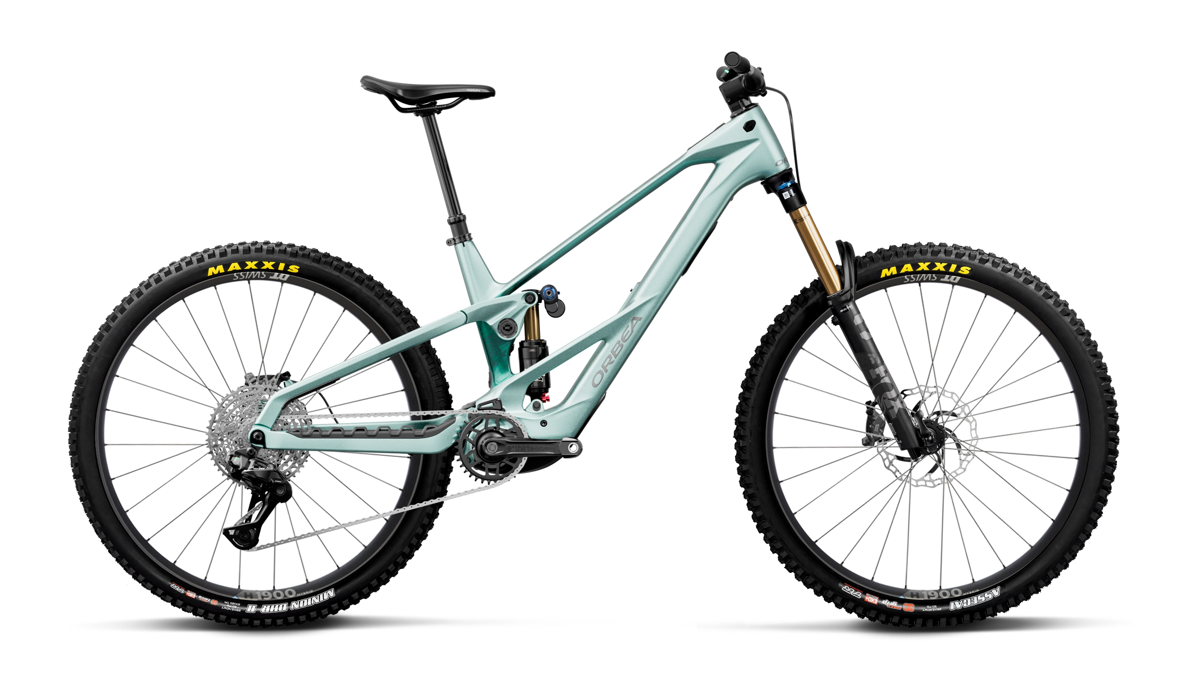 Orbea WILD LT M10 Smooth Silver (Matt) - Escape Green C. View (Gloss) (2027)