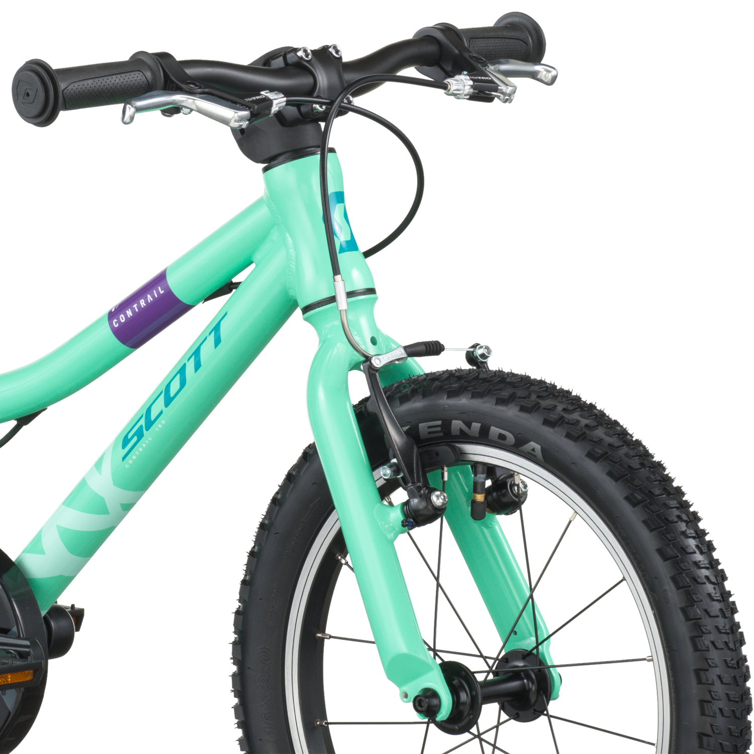 kinderfahrrad grün 16 zoll Scott Contrail 160 (2026) | 16 Zoll Kinderfahrrad | spring green