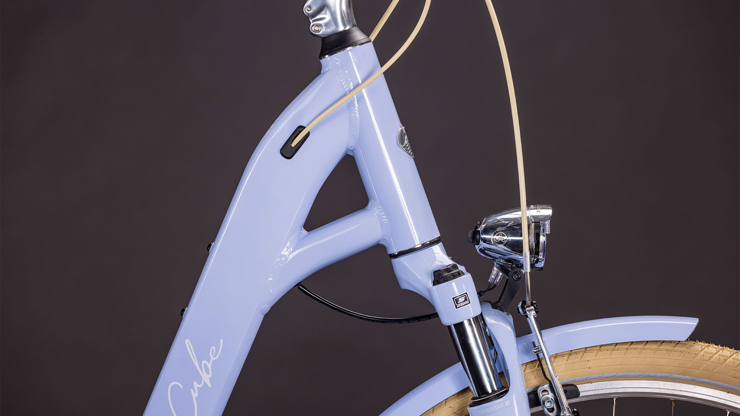 cube mountainbike weiß blau Cube Aruba Easy Entry (2026) | Citybike | blueblossom´n´creme