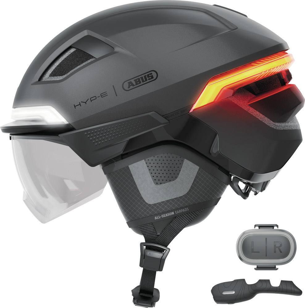 ABUS HYP-E BL.ACE Helm Urban volcano titan