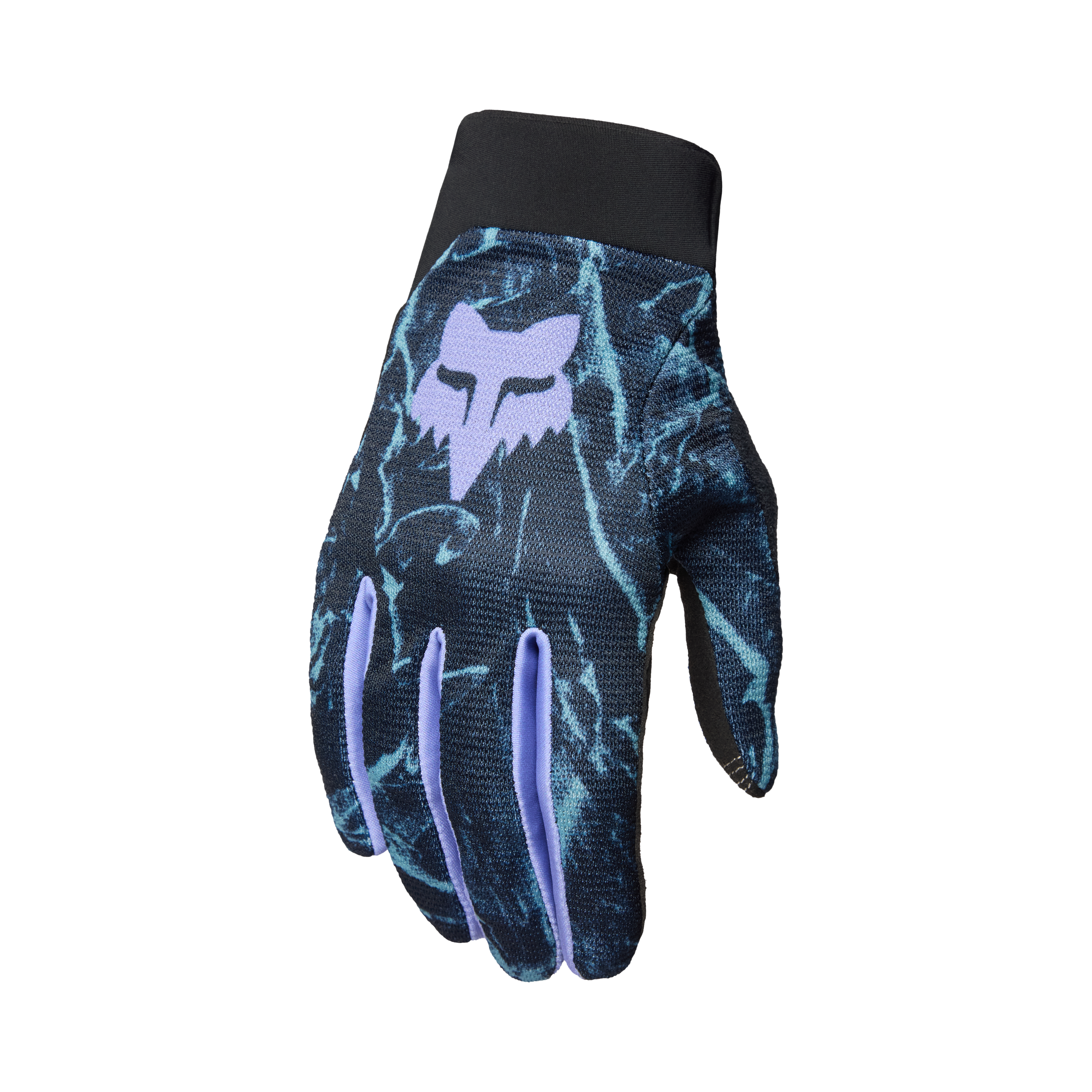 power ranger handschuh Fox W Ranger Glove Image Print MTB-Handschuhe | Arctic Blue
