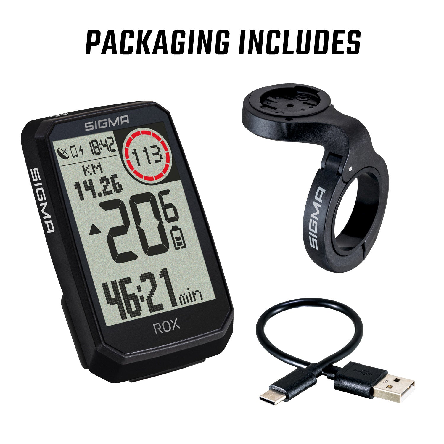 Sigma ROX 4.0 Endurance Navigationscomputer schwarz