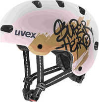 uvex Kid 4 Style Kinderhelm | Super Hero Warm Grey Matt – aktuelle Variante