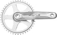 M-Wave Kurbelgarnitur 1-fach 44 Zähne Aluminium/Stahl silber