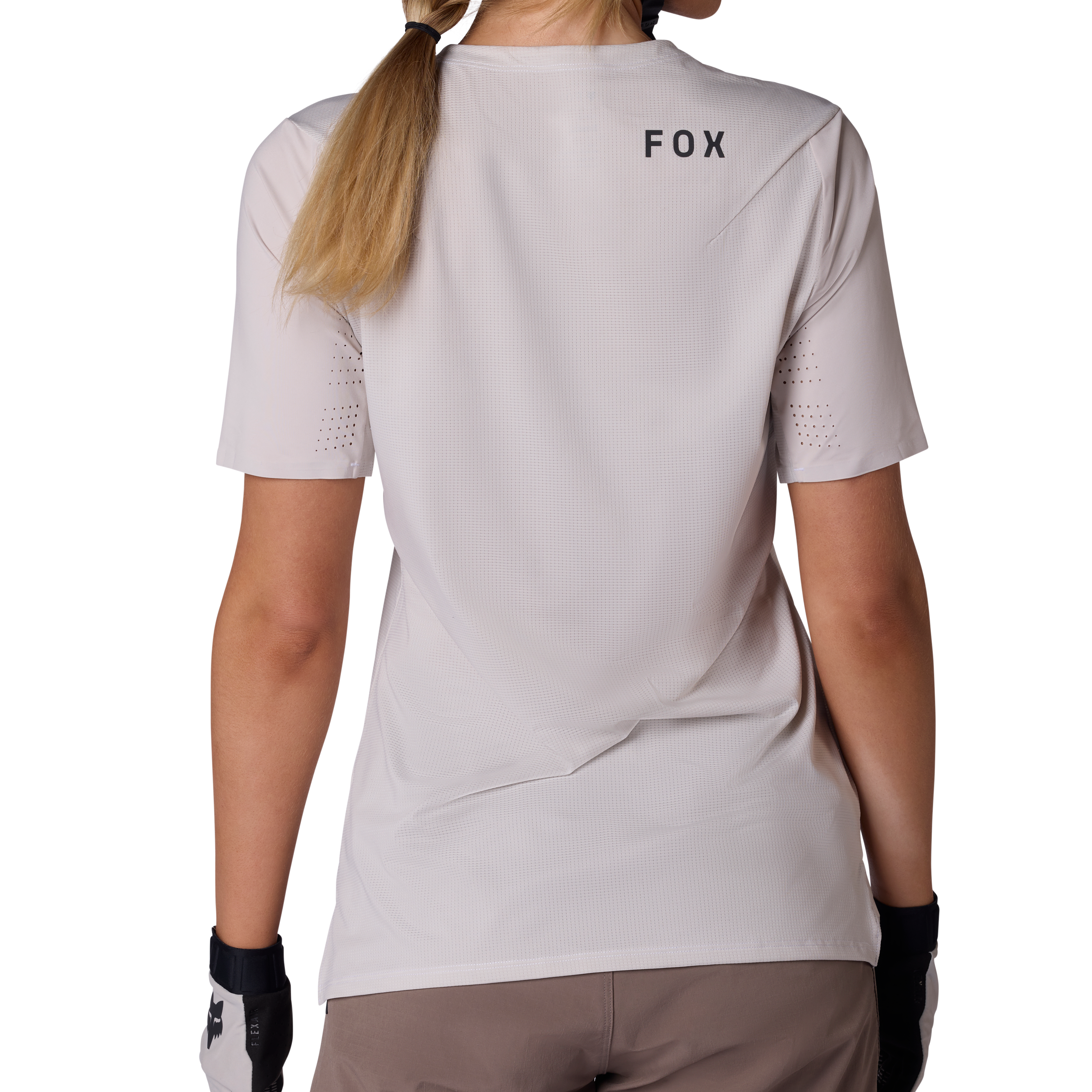 Fox W Flexair SS Jersey Chalk