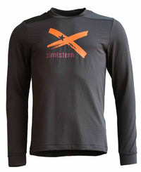 Zimtstern Crewz Shirt LS | Herren Radtrikot langarm | Pirate Black – aktuelle Variante