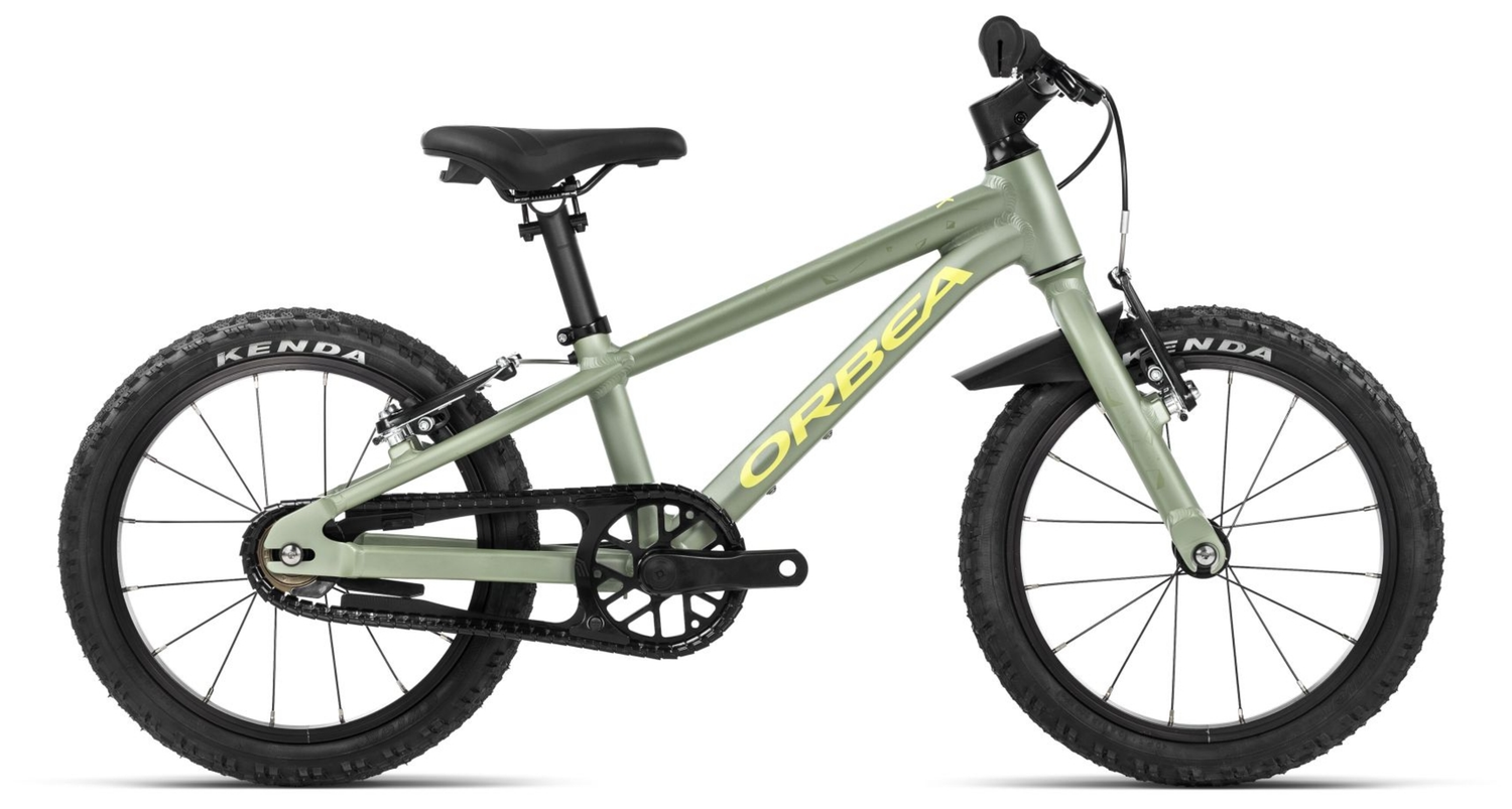 Orbea MX 16 | 16 Zoll Kinderfahrrad | Metallic Green Artichoke (Matt)
