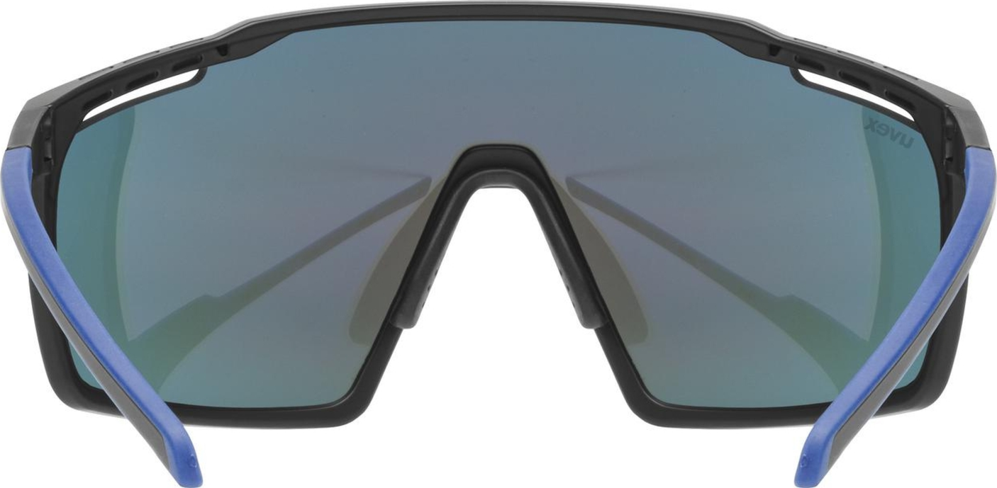 uvex Mtn Perform Radbrille Black-Blue Matt / Mirror Blue