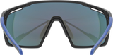 uvex Mtn Perform Radbrille Black-Blue Matt / Mirror Blue