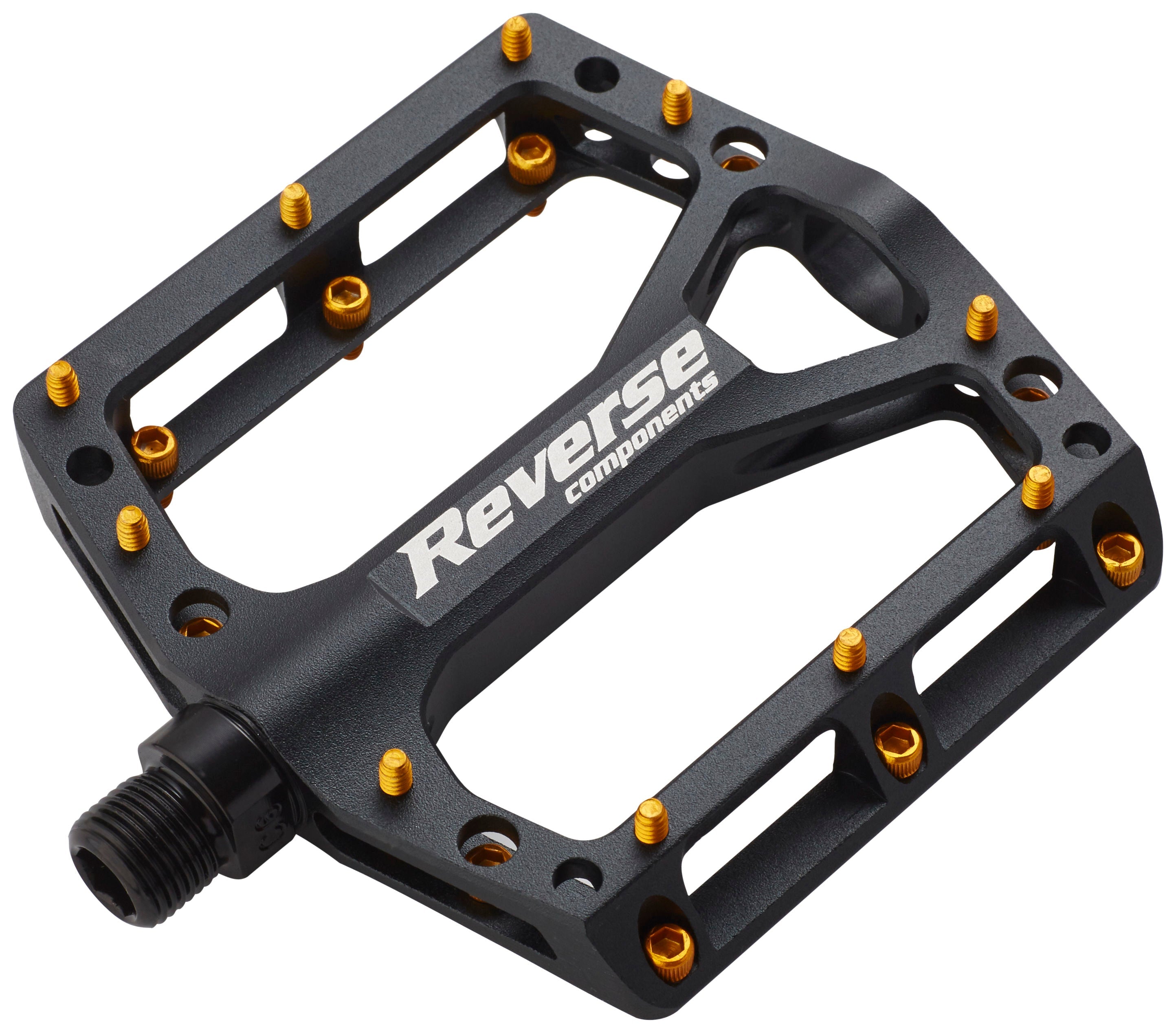reverse pedale orange Reverse Black One Pedale schwarz/gold