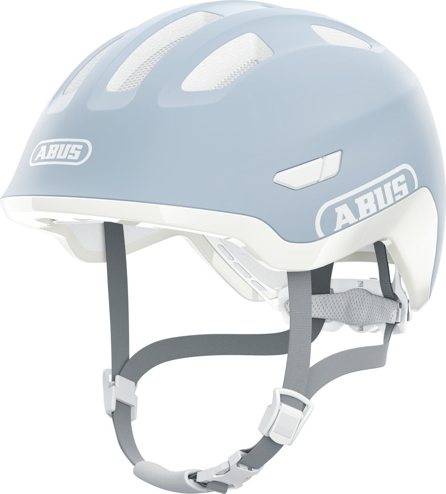 kinder fahrradhelm casco Abus Smiley 3.0 ACE LED Kinder Fahrradhelm | pure aqua