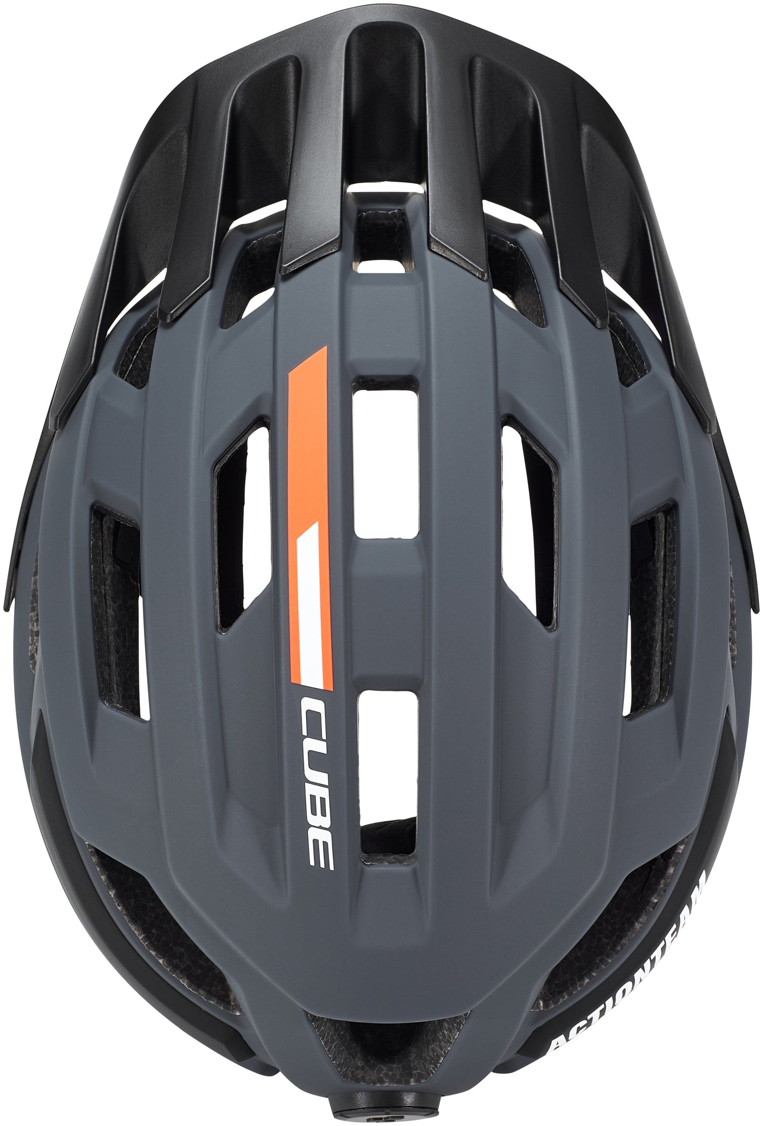 cube fahrradhelm actionteam Cube ROOK X Actionteam MTB Helm | grey´n´orange