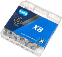 KMC X8 Kette 7/8-fach silber/grau – aktuelle Variante