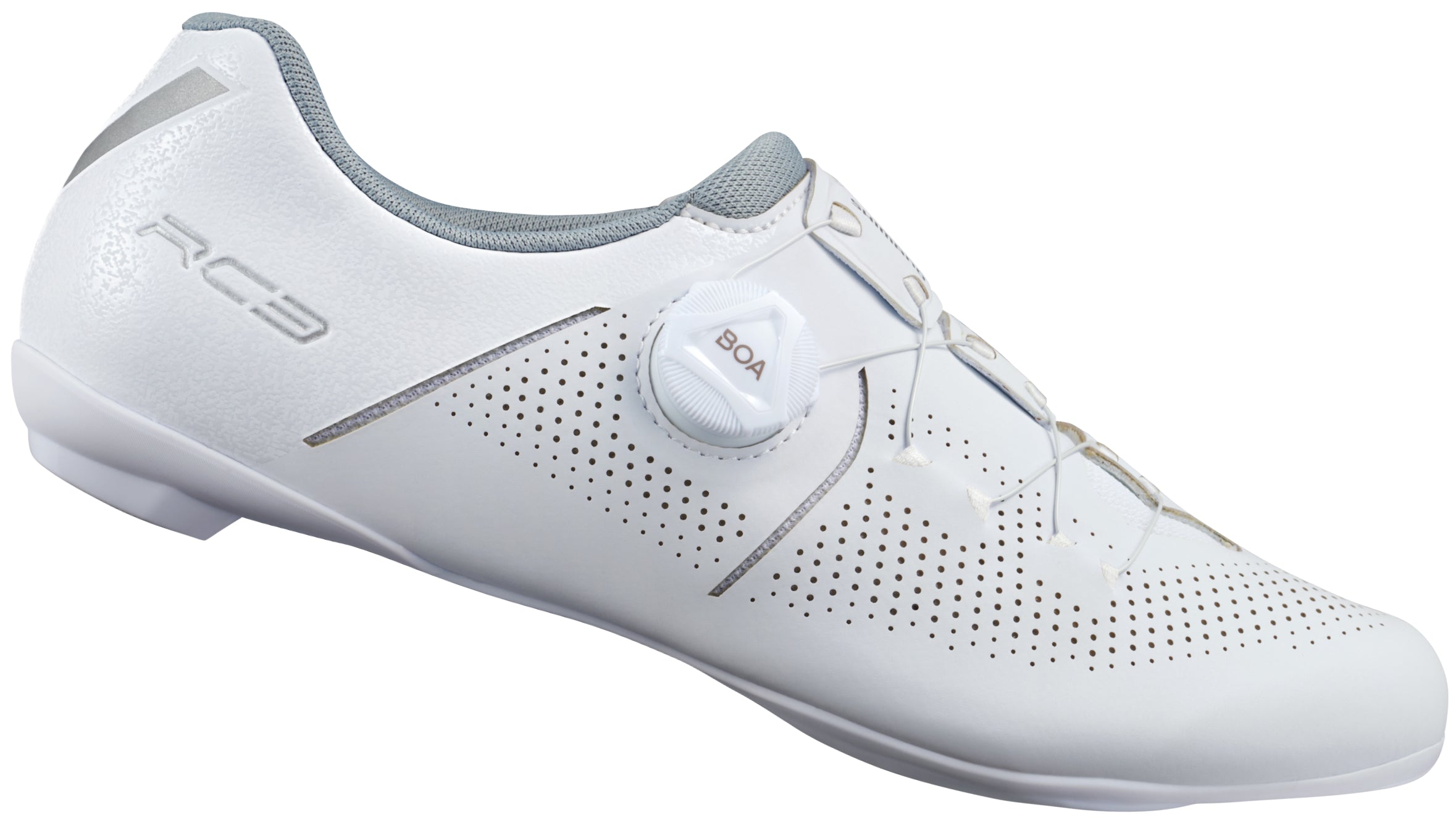 rennrad schuh weiß Shimano RC302 - Schuhe Weit | Unisex Rennradschuhe | white