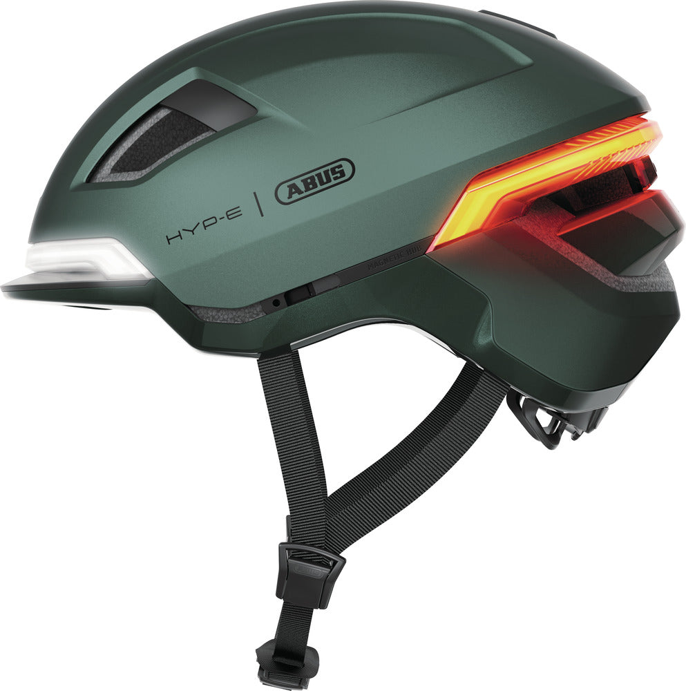 fahrradhelm fahrrad.de Abus HYP-E Urban jungle grün Fahrradhelm | jungle green