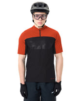 VAUDE Men's Qimsa Pro HZ Shirt glowing red