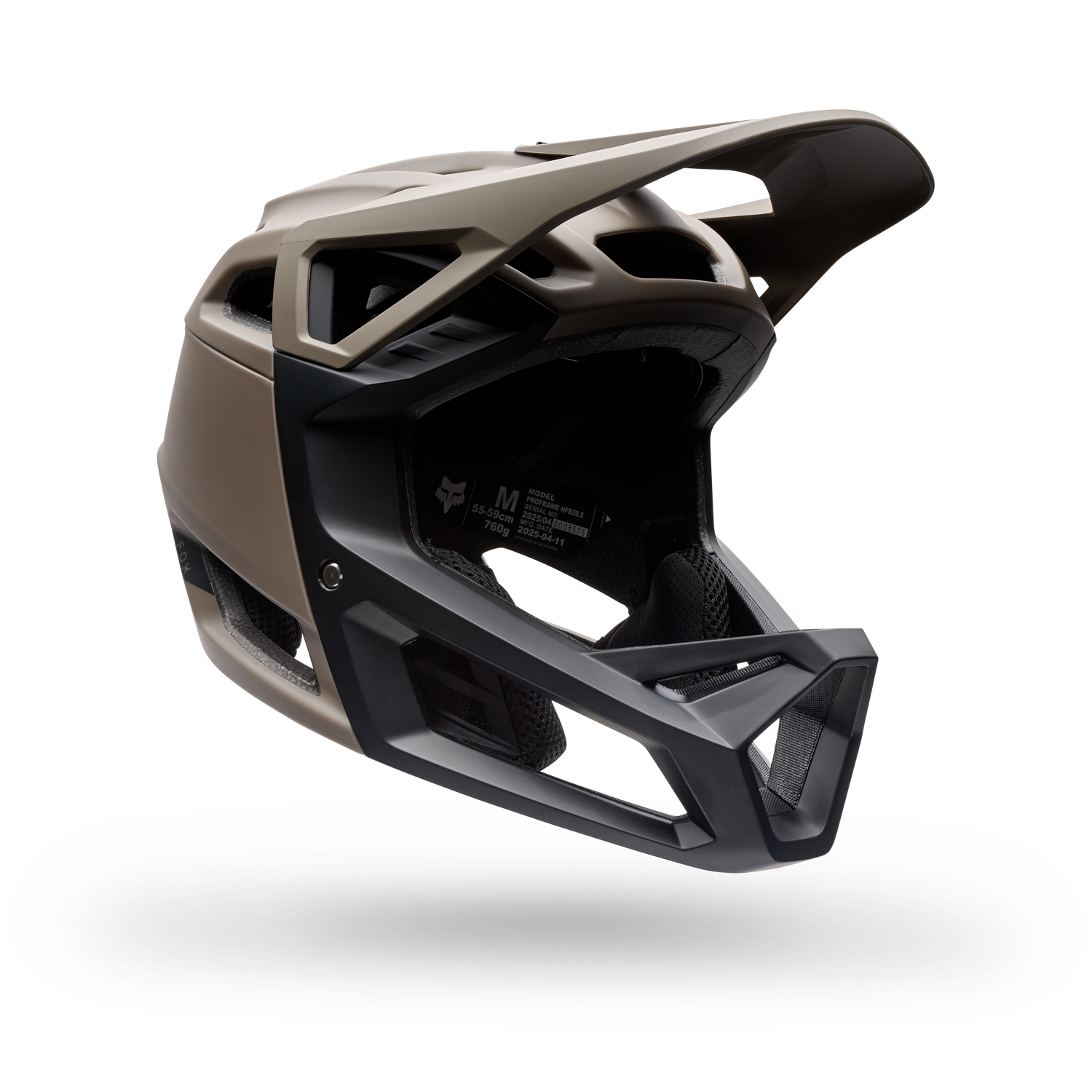 fullface helm fox Fox Proframe Solid Full Face Helm | Nutmeg