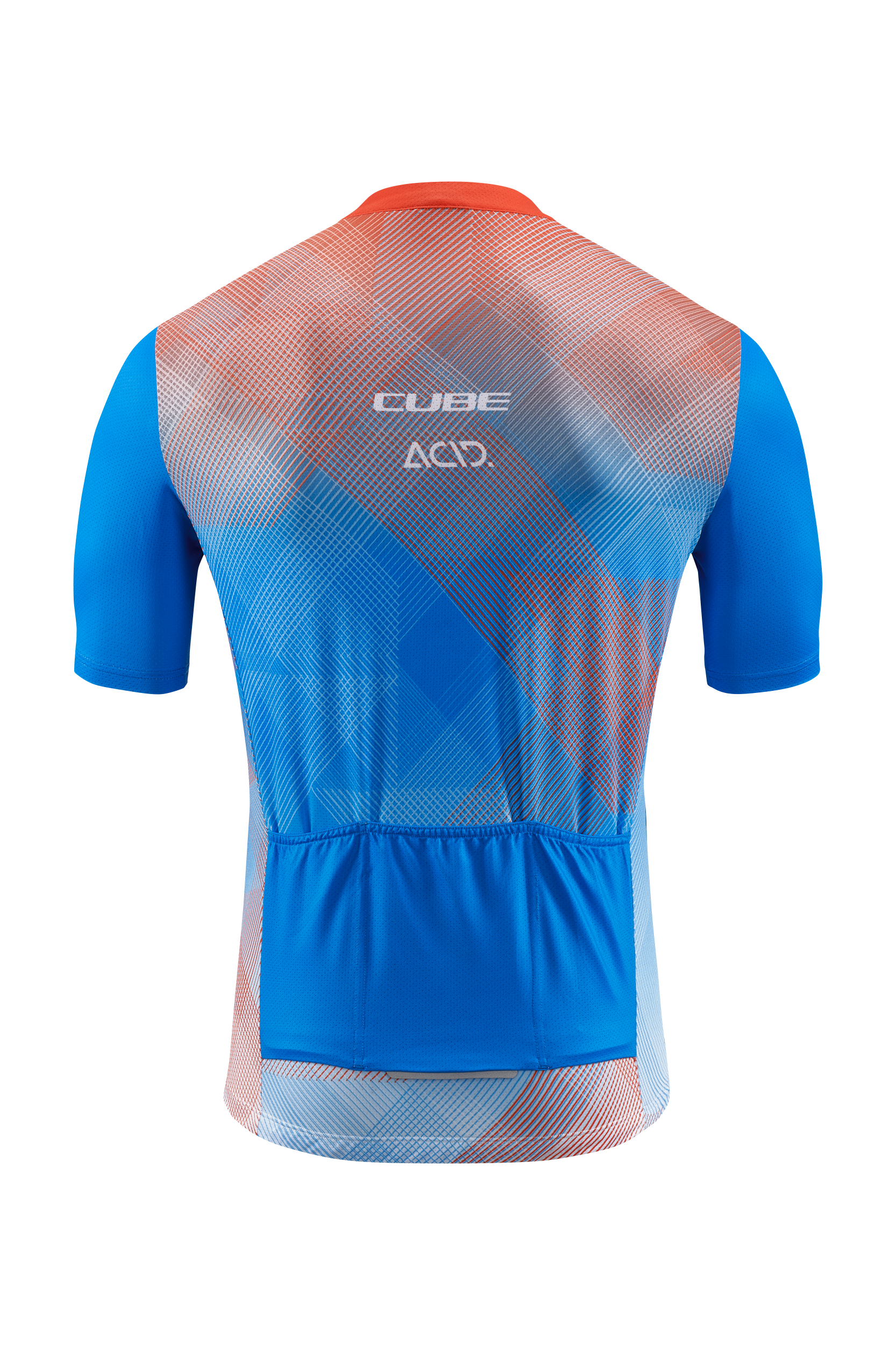 CUBE TEAMLINE Trikot CMPT kurzarm white´n´blue´n´red
