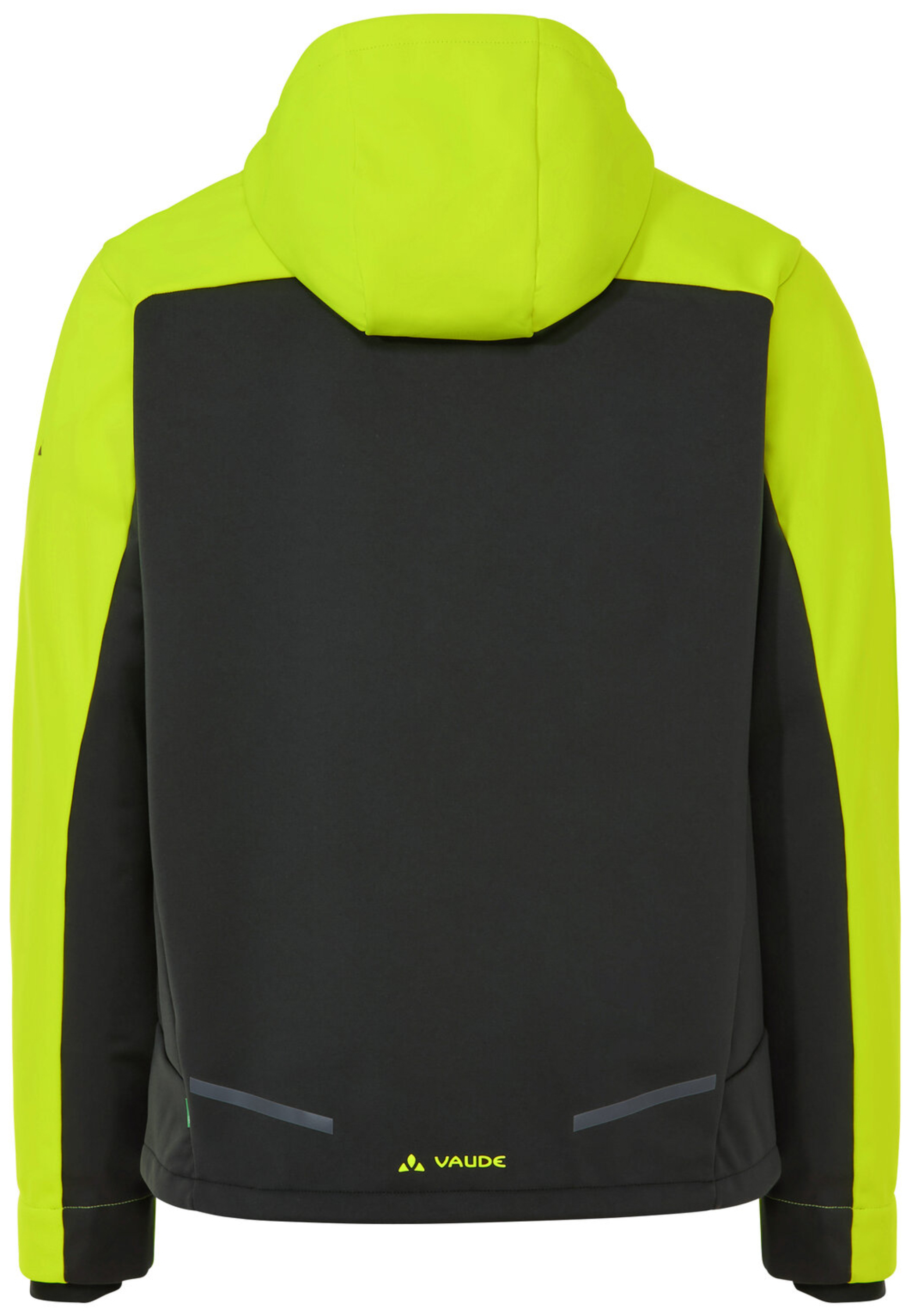 VAUDE Men's Qimsa Hooded Softshell Jacket II neon yellow
